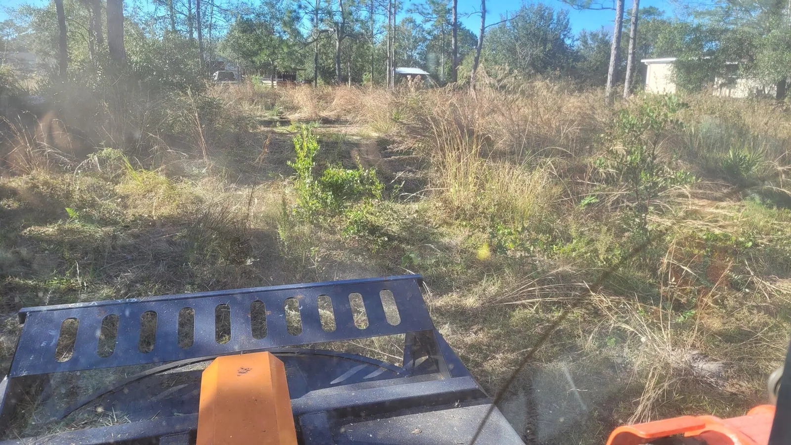 SCJ Removal bush hogging thick brush in Osceola County, FL
